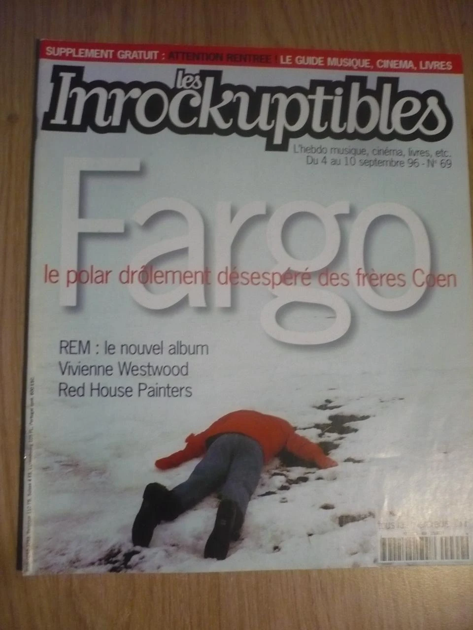 LES INROCKUPTIBLES N° 69 - du 4 sept. au 10 sept. 1996 -